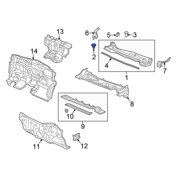 Cowl Cover Clip