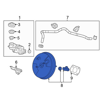 Honda OE - Power Brake Booster