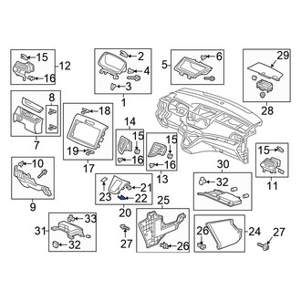 Honda OE - Instrument Panel Clip