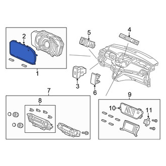 Honda OE - Instrument Panel Lens