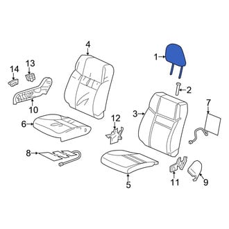Honda OE - Front Right Headrest