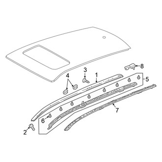 Honda OE - Roof - Luggage Carrier (EX-L / Touring)