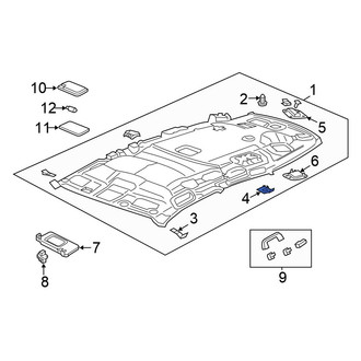 Honda OE - Headliner Cap