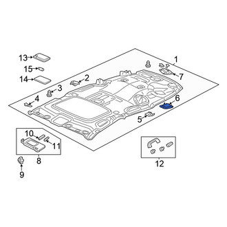 Honda OE - Headliner Trim Plug