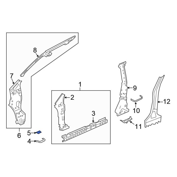 Rocker Panel Reinforcement Bracket