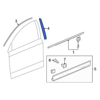 Honda OE - Front Right Door Applique