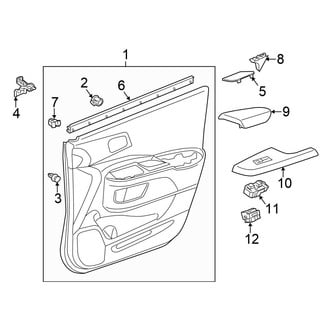 Honda OE - Front Door - Interior Trim