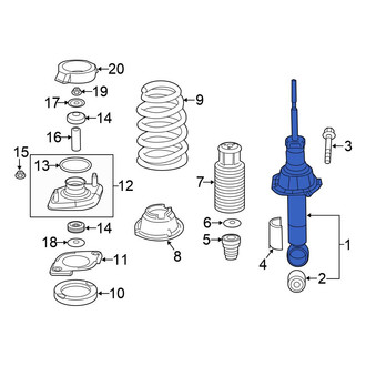 Honda OE - Front Left Suspension Strut