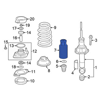 Honda OE - Rear Upper Suspension Strut Bellows
