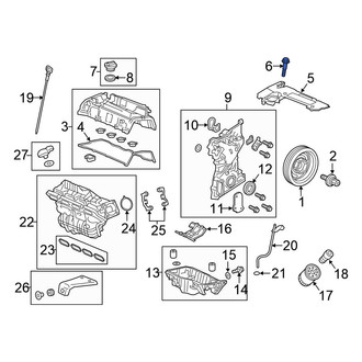 Honda OE - Spark Plug Cover Bolt