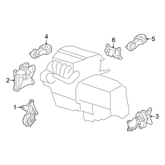 Honda OE - Engine / Transaxle - Engine & Transmission Mounting