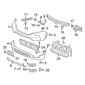 Honda OE - Bumper Cover Retainer