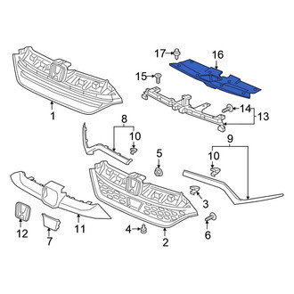 Honda OE - Front Radiator Support Access Cover