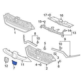 Honda OE - Front Grille Molding