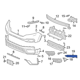 Honda OE - Left Fog Light Bracket