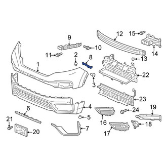 Honda OE - Front Left Bumper Guide