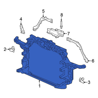 Honda OE - Front Radiator Support Panel