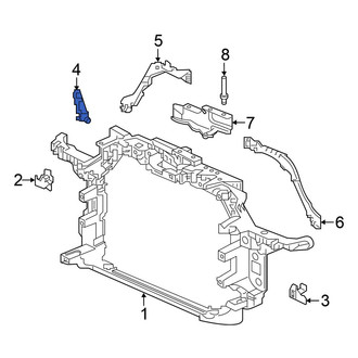 Honda OE - Hood & Trunk Prop Rod Bracket