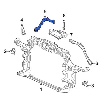 Honda OE - Front Right Radiator Support Panel Reinforcement
