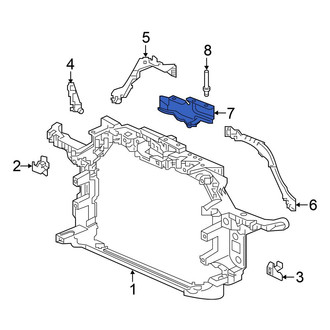 Honda OE - Front Radiator Support Baffle