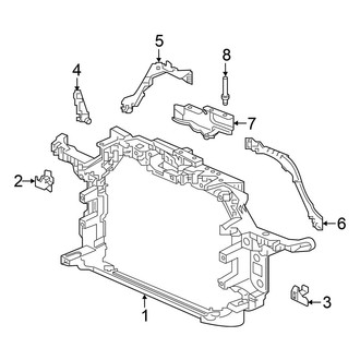 Honda OE - Radiator Support
