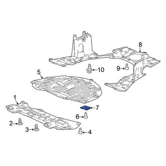 Honda OE - Radiator Support Splash Shield Clip