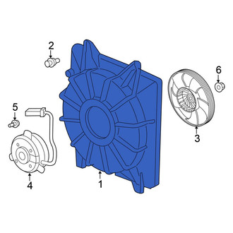 Honda OE - Front Engine Cooling Fan Shroud