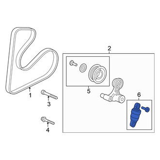 Honda OE - Belt Tensioner Damper