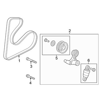 Honda OE - Cooling - Belts & Pulleys (2.4L)