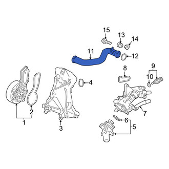 Honda OE - Engine Coolant Pipe