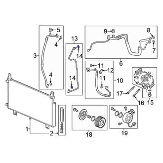 Honda OE - A/C Refrigerant Line O-Ring