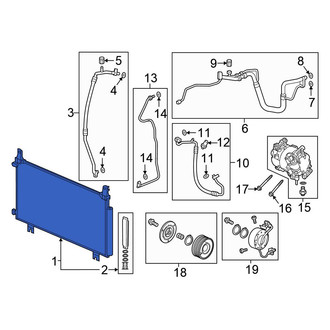 Honda OE - A/C Condenser