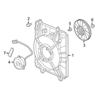Honda OE - Air Conditioner & Heater - Condenser Fan (EX / EX-L / LX / Touring)