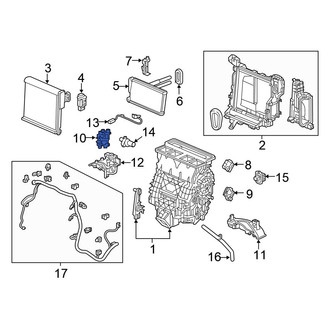 Honda OE - Left HVAC Blend Door Actuator