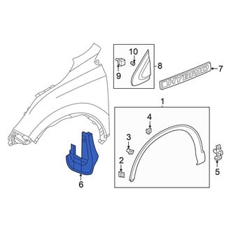 Honda OE - Front Mud Flap Kit