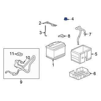 Honda OE - Battery Hold Down Nut