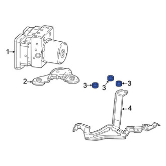 Honda OE - ABS Modulator Insulator
