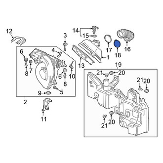 Honda OE - Engine Air Duct Clamp