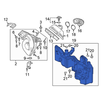 Honda OE - Engine Air Intake Resonator
