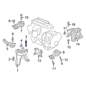Honda OE - Engine Mount Bolt