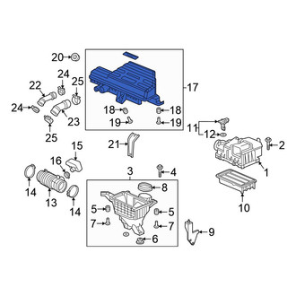 Honda OE - Engine Air Intake Resonator
