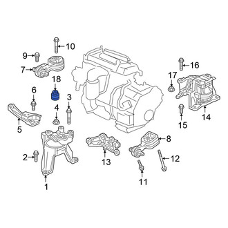Honda OE - Engine Mount Isolator