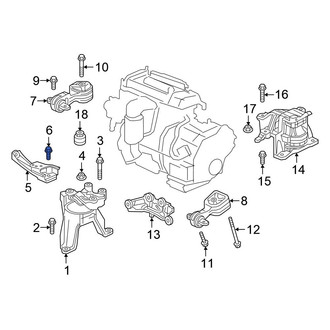 Honda OE - Engine Mount Bolt