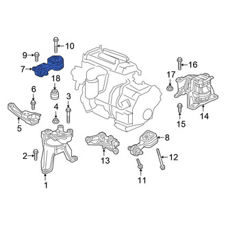 Honda OE - Upper Engine Torque Strut