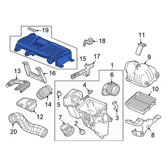 Honda OE - Engine Air Intake Resonator