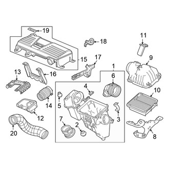 Honda OE - Engine / Transaxle - Air Intake (2.0L)