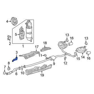 Honda OE - Catalytic Converter Brace