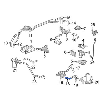 Honda OE - Evaporative Emissions System Lines