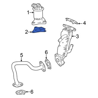 Honda OE - Exhaust Gas Recirculation (EGR) Valve Gasket