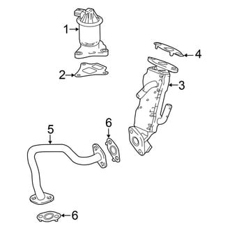 Honda OE - Emission System - EGR System (Hybrid EX / Hybrid EX-L / Hybrid LX / Hybrid Touring)